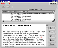 CustomerFirst - Logiciel de Help Desk et de Gestion de parc - Moteur de Recherche de CustomerFirst